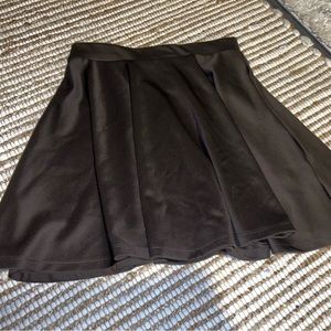 Brown flowy skirt